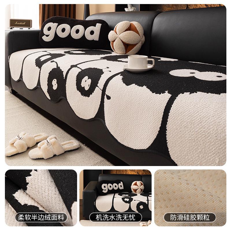 Autumn And Winter Plush Special-Shaped Sofa Cushion Non-Slip Nordic Irregular Sofa Seat Cushion Advanced Warm Cover
