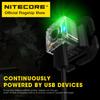 NITECORE NU06 LE Signal Light Multi-light Source LED Tactical Warning Head lamp USB-C Rechargeable for Helmet Backpack Bike Car