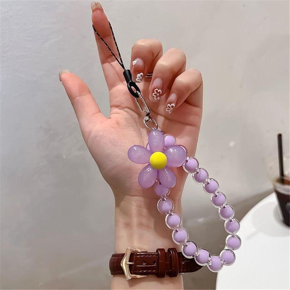 Cord Boho Ornament Summer Jewelry Lanyard for Keys Mobile Phone Chain Bead Lanyard Cellphone Straps