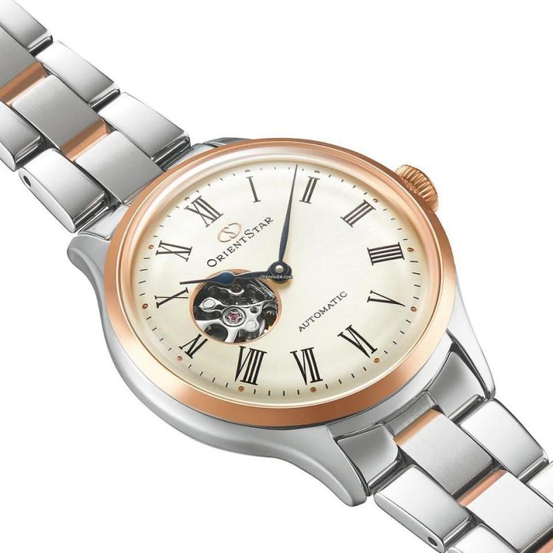 Женские механические белые часы Orient RE-ND0001S00B