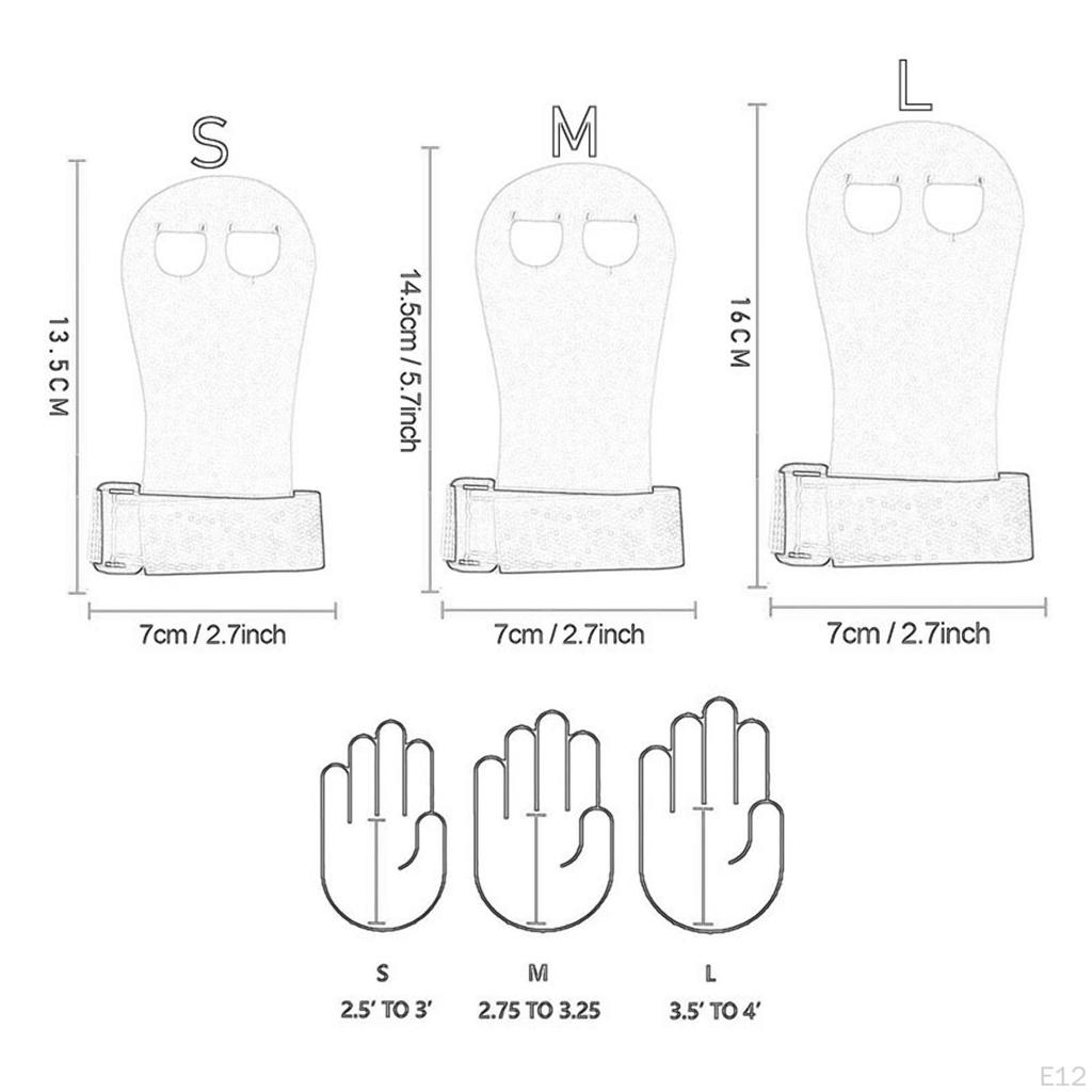 Kids Gymnastic Hand Grips Athletic Lifting Protectors Sports Accessories for Fitness