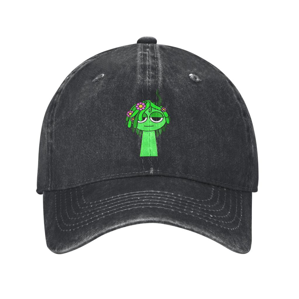 Sprunkis Cartoon Unisex Women Baseball Caps  Distressed Denim Washed Hats Cap Classic Outdoor Activities Gift Sun Cap