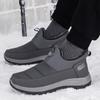 Fashion Winter Snow Boots Men Casual Slip On Ankle Boots Warm Fur Comfortable Sneakers Non-slip Botas Men Shoes Zapatos Hombre 2024