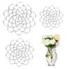TVETE Ikebana Tool, Flower Holder, Aid, for Professional Fresh Flowers, Flower Frog Holder with Non-Attachable Rubber Ring, Multi-Hole, for Fresh
