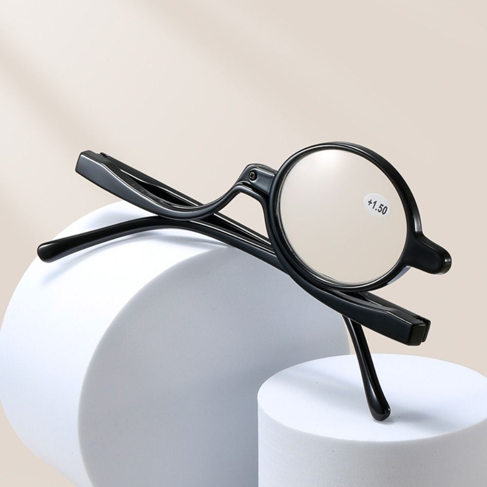 Красочные вращающиеся очки для чтения с оправой для макияжа, откидные линзы, увеличительные очки для женщин