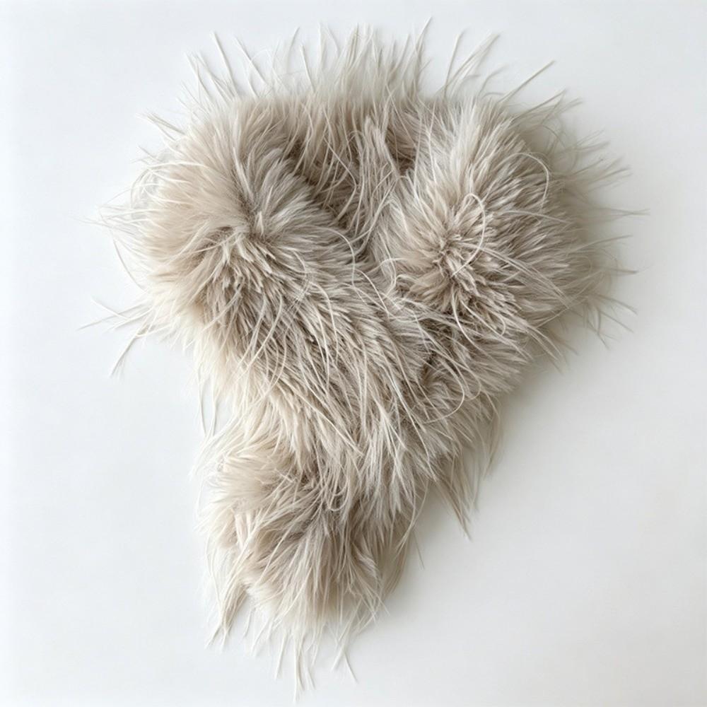 Windproof Tassels Scarf Thick Warm Fur Scarf Fashionable Neck Warmer Scarf  Winter