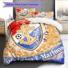 Yokohama F·Marinos  Pattern Bedding Quilt Set  Home Decoration  Gift (1 * duvet cover + 2 * pillowcase  without core)