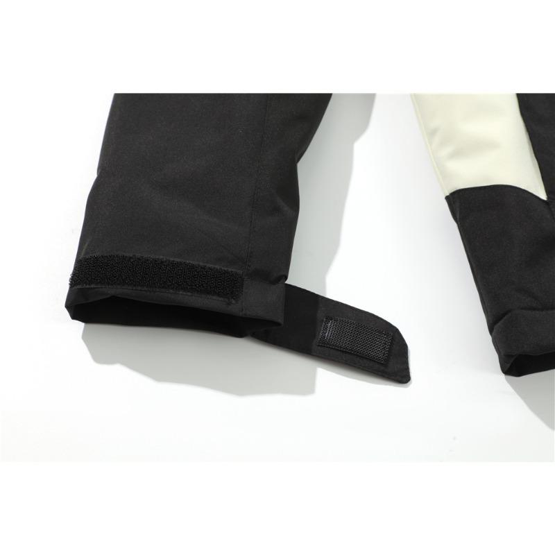 Осенне-зимние мужские и женские ветрозащитные и морозостойкие куртки из меха серебристой лисицы, парные куртки с цветными блоками, рабочая одежда для персонала на открытом воздухе