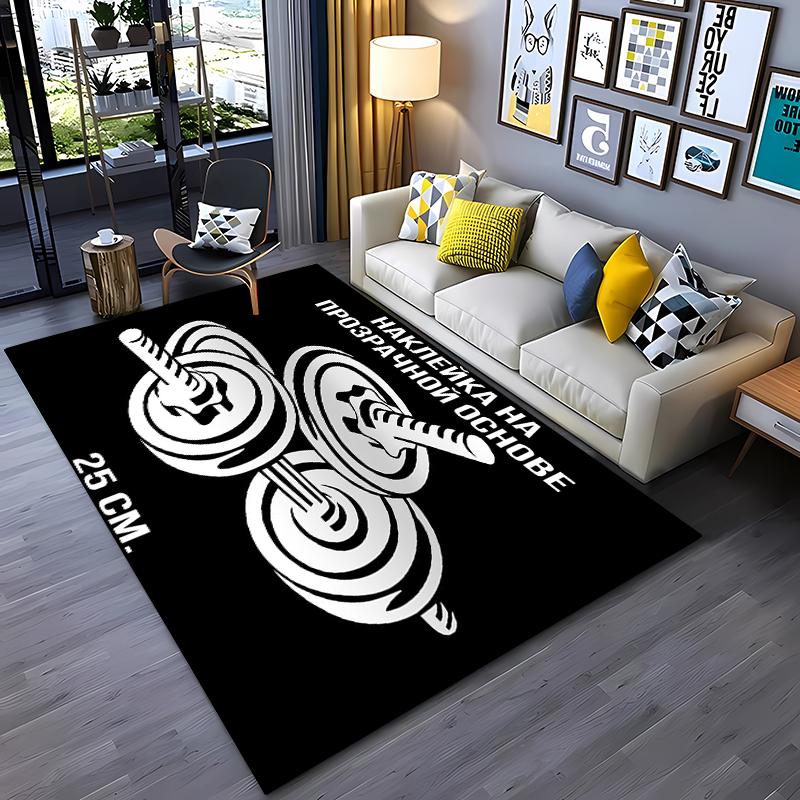 Ковры с 3D-печатью на тему GYM для дома, гостиной, детской спальни, дивана, придверный коврик, кухонные напольные коврики, противоскользящий декор