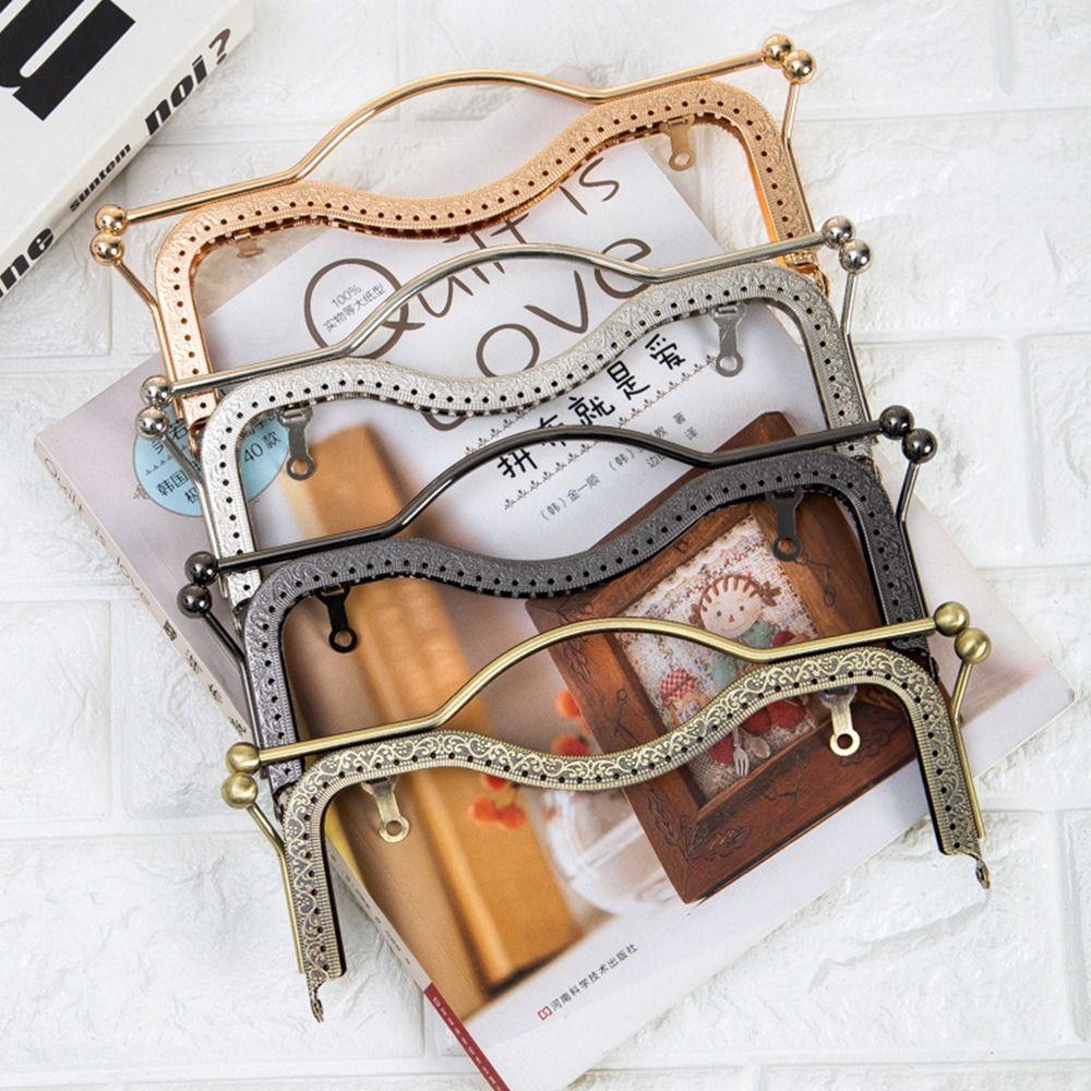 Сумка Фурнитура Кошелек Застежка Рамка Металлическая Сумка Поцелуй Застежка Замок Мини Сумка Застежки Изготовление Сумок