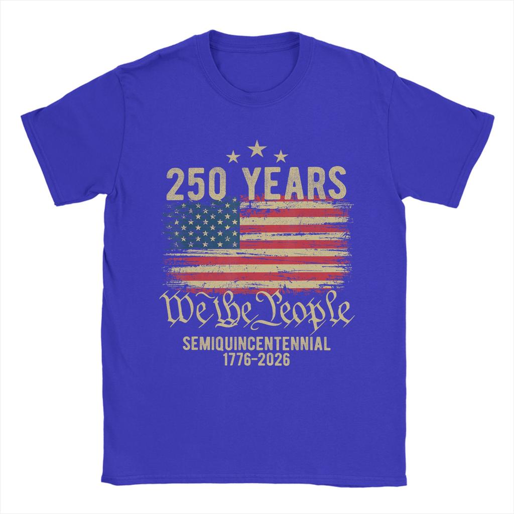 Years American Flag Th Anniversary USA TShirt Beach 100 Cotton TShirts For Unisex Harajuku Design Tshirt Short Sleeve Clothes