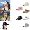Кепка для гольфа Летние спортивные козырьки Солнцезащитные шляпы Защита от солнца Регулируемая