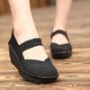 2021 New Thick-soled Weave Shoes, Fish Mouth Sandals, Comfortable Mother Shoes, Foreign Trade Large-size Women's Shoes