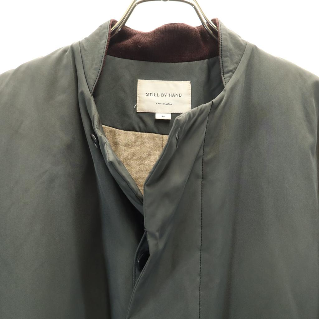 STILL BY HAND сделано в Японии Пальто на ватине 4R хаки Мужское Б/У