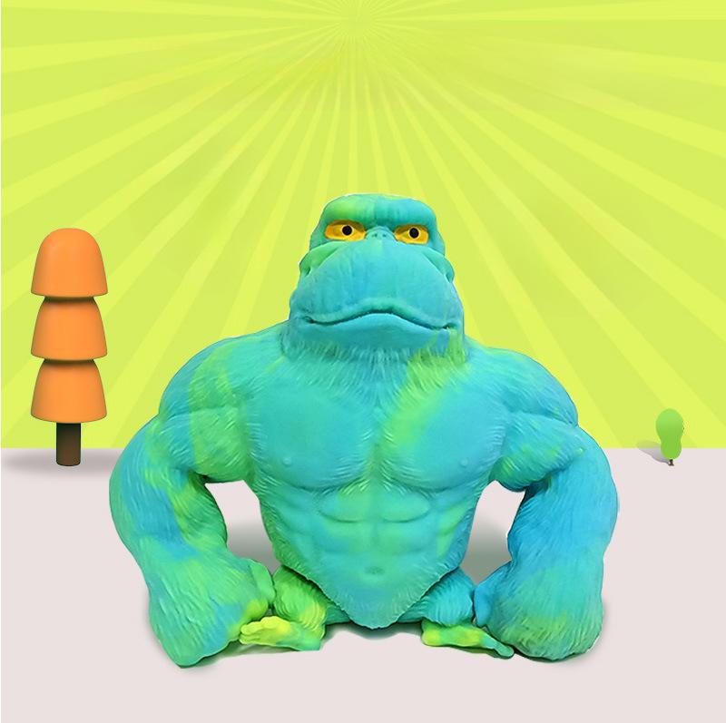 14см Антистресс Орангутан Непоседа Игрушки Мягкая Эластичная Обезьяна Забавная Декомпрессионная Горилла Снятие Стресса Игры Игрушка для Взрослых Детей