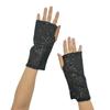 Vintage Cosplay Mittens Fingerless Dancing Gloves Fashion Sequins Gloves  Party Club