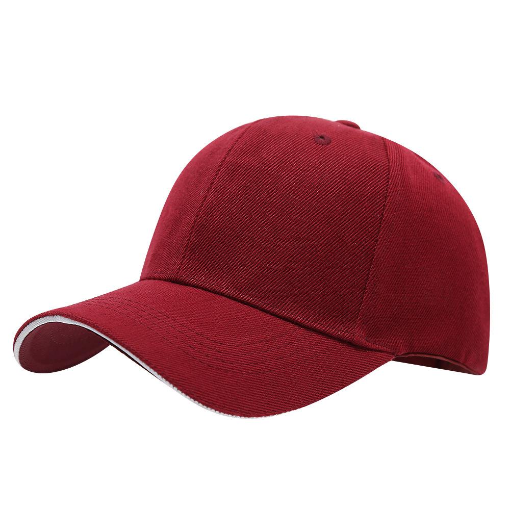 6-панельная Бейсболка Классическая Унисекс Кепка Snapback Для Мужчин Женщин Кепка Отца С Сэндвич-Козырьком Повседневная Хип-Хоп Уличная Однотонная Кепка