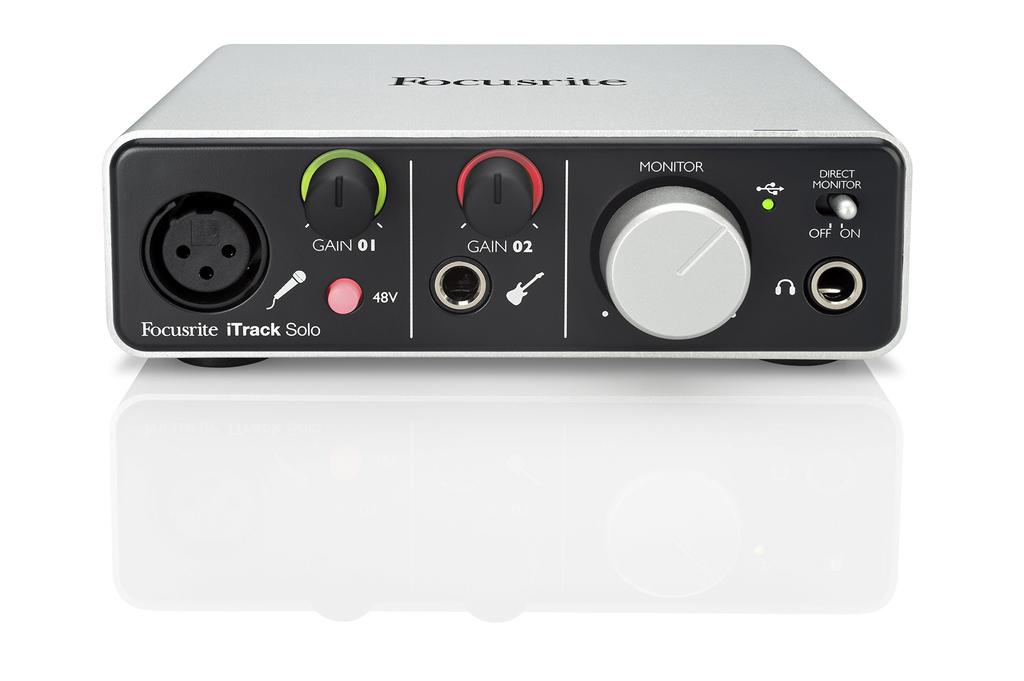 Focusrite iTrack Solo USB-аудиоинтерфейс iPad/Mac/ПК