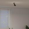 Black Ceiling Spotlights with Adjustable Spotlights 6 x 6 x 16 cm Metal