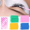 400pcs Disposable Cotton Stick Eyelash Cleaning Stick Micro Brush Cotton Swab Eyelashes Light
