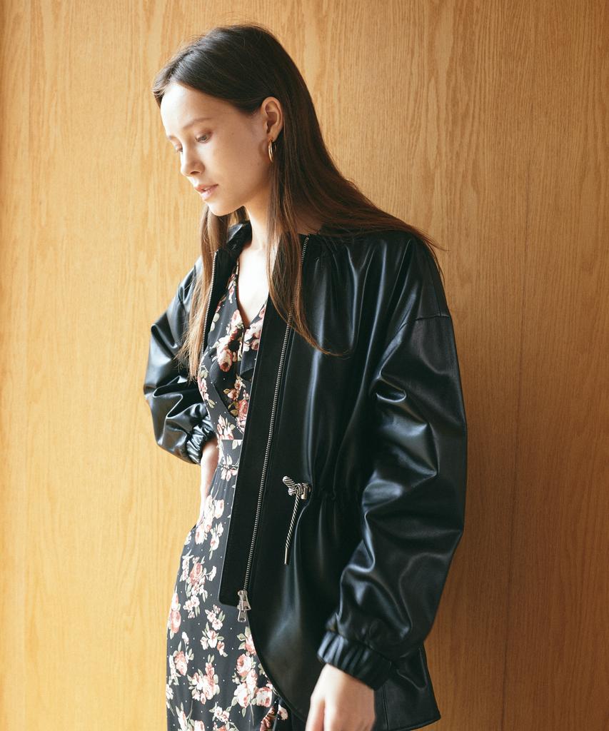 Sperone Women [Real Leather] Lambskin Ma-1 Jacket Women
