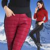 Female's Fashion Winter Thermal Leggings Plush Trousers Thickening Warm High Waist Long Pants