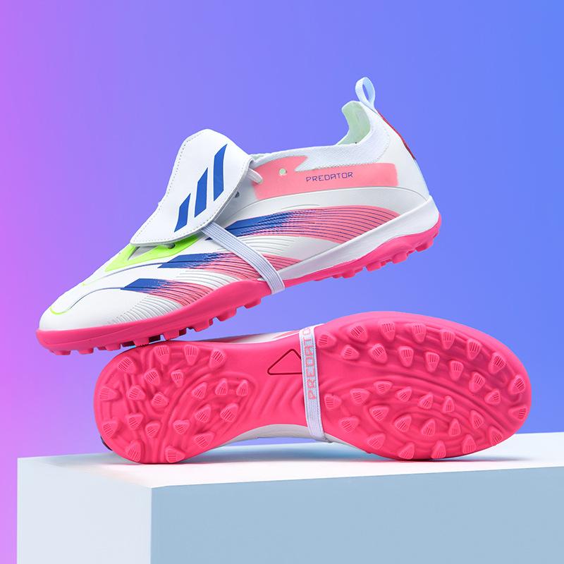 Children's artificial grass training broken nail football shoes spot TF long nail outdoor sports game sports shoes