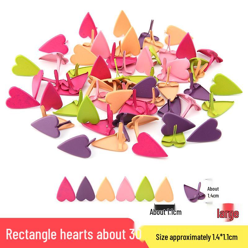 Цветные детские ручной работы гвоздики с раздвоенными ножками для DIY декора