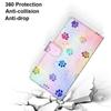 For iPhone 15 14 13 Pro Max Samsung S23 S24 S22 Ultra A24 A25 A35 A55 A52 Cute PU Leather Card Holder Beauty Flowers Flip Wallet Kickstand Phone Case