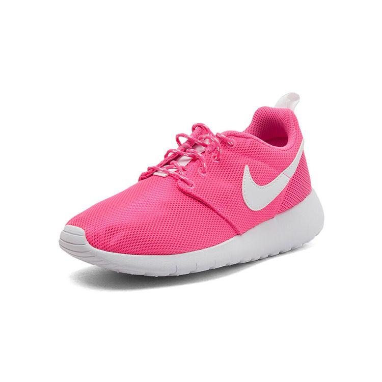 Nike Кроссовки Roshe One GS Pink Blast Kids Белые 599729-611