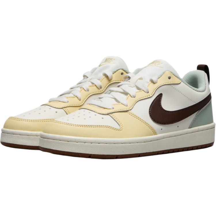 Nike Court Borough Low Recraft GS Sail Aqua Brown Kids Sneakers Cream Aqua-Blue Baroque-Brown HV1804-121