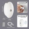 Led Wall Lamp Modern Human Body Sensing Wireless Hole Small Night Light Charging Indoor Bedroom Bedside Staircase Wall Lights