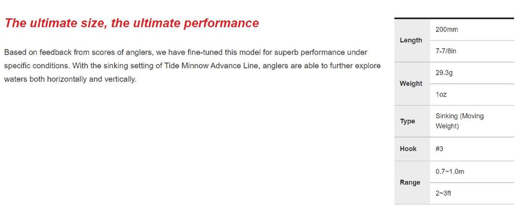 DUO Tide Minnow Flyer Slim 200 Sinking Lure DEA0493 (1210)