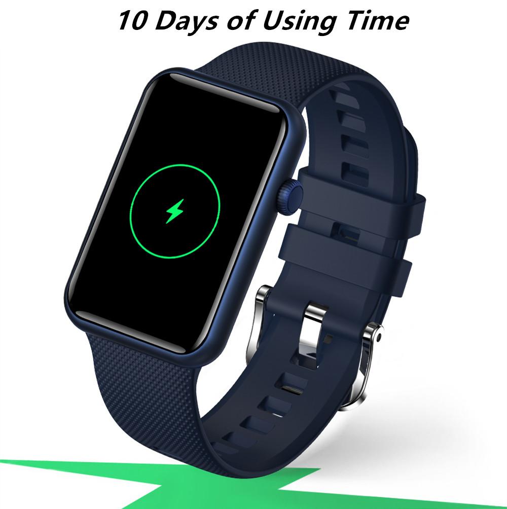 Смарт-часы LOKMAT с экраном 1.57 дюйма, защитой от воды IP68, пульсометром и функцией мониторинга сна