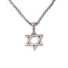 Star of David Pendant Necklace Stainless Steel Israel Jewish David's Star Necklace