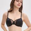 French Sexy Lingerie Small Chest Not Empty Cup Push Up Anti-sagging Bra Summer Ultra-thin Bra