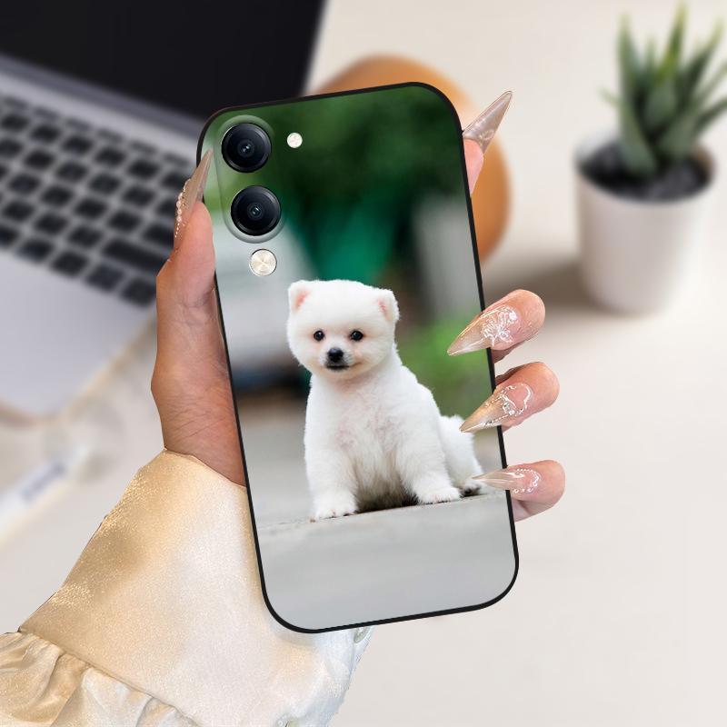 Чехол для vivo Y29s 5G Y 29S Мягкий силикон ТПУ Чехлы для телефона Для Vivo Y04 Y 04 4G Защитные Fundas Coque Мультяшные Милые Животные