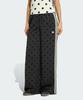 Adidas Satin Polka Dot Wide Leg Pants - Black / Kv1169