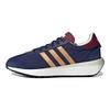 adidas Originals Country Xlg Замшевые Классический Логотип Нескользящие Низкие Кроссовки для Повседневной Носки Унисекс Обувь Синий Коричневый IE0549