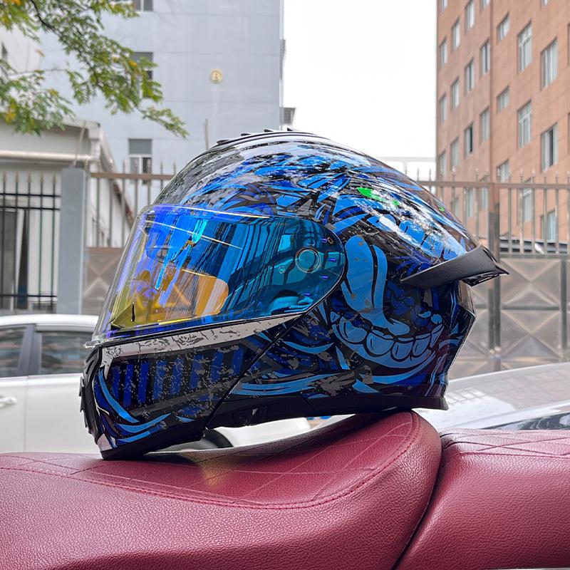 Электрический велосипедный шлем Orz, мужской и женский шлем с открытым лицом, двойное зеркало, хвостовое крыло, полуполное покрытие, персонализированный, всесезонный, Bluetooth пара