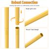 Gold Wedding Arch Backdrop Stand Square Stand, Set of 3, 6.6FT + 5.9FT +4.9FT, Metal Balloon and Flower Frame for Birthday Party, Baby Shower,