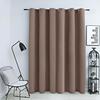 Blackout Curtain - vidaXL - Taupe - 290x245 Cm - Metal Eyelets - Washable Polyester