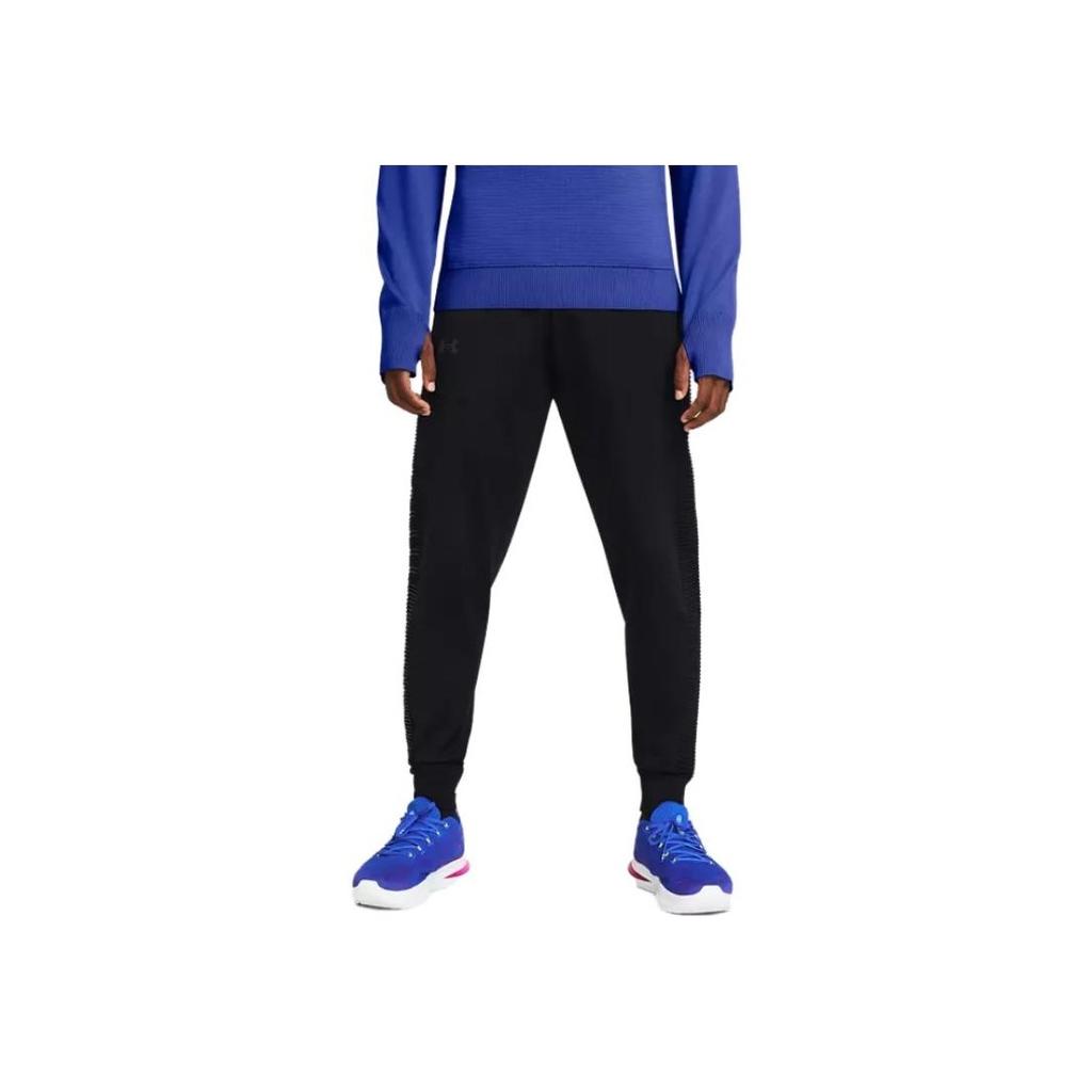 Under Armour Однотонные конические джоггеры с логотипом, мужские брюки, черные 1374574-001