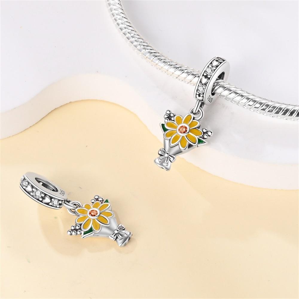 DIY Accessories Pendant Beads Flower Bike Camera Pendant