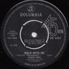 7inch Record ROGER DENE, GEOFF LOVE & HIS ORCHES - Walk With Me DB8387 Columbia 1968 UK Pop Used