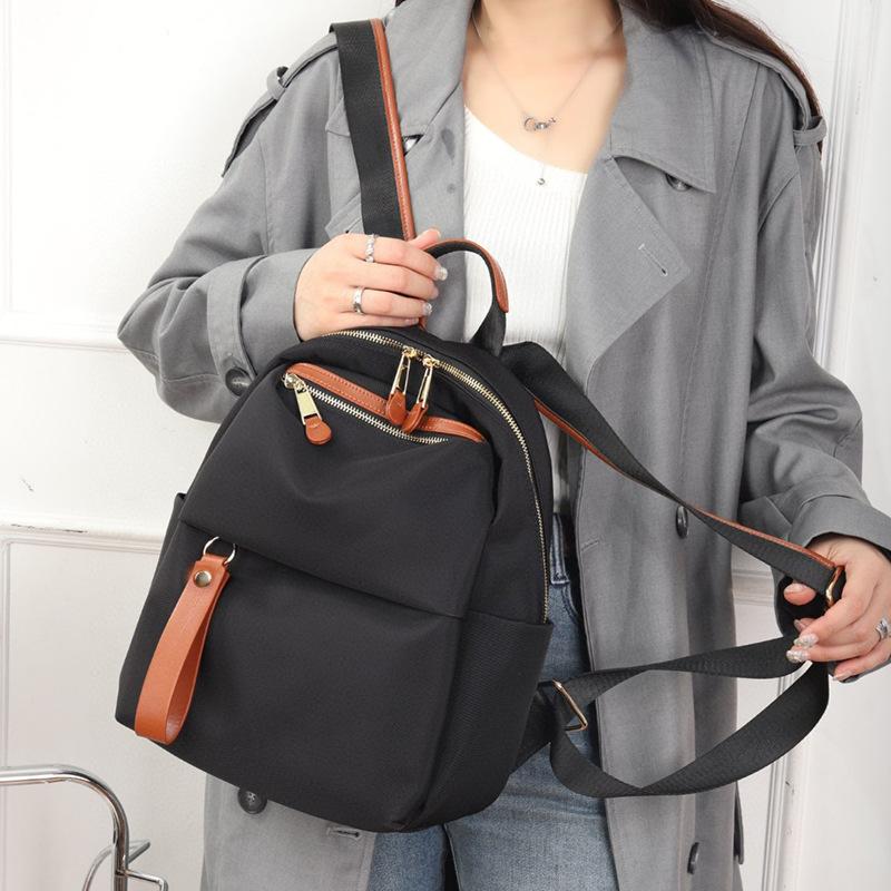 Водонепроницаемый легкий рюкзак из ткани Оксфорд, женский нишевый дизайн, повседневный рюкзак, мода