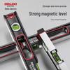 Высокоточный магнитный спиртовой уровень - Прочный пузырьковый уровень из алюминиевого сплава для точных измерений