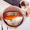1 комплект сливной корзины из нержавеющей стали, двухслойный вращающийся кухонный дуршлаг с противоскользящим дном и срезом, ситечко для фруктов, чаша, сито для еды