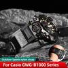 Нейлоновый холщовый ремешок для часов с липучкой Для Casio G-SHOCK Big King 3-го поколения 5713 GWG-B1000 ремешок для часов Мужской для активного отдыха и спорта Цепочка для часов