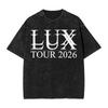 ROSALIA LUX Album Pop Music Washed T Shirt Streetwear Hip Hop Fashion TShirt  Tees Tops for Unisex Women Short Sleeve Oversize